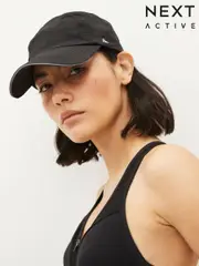Black Active Running Cap (N05172) | $26