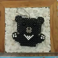 在飛比找蝦皮購物優惠-手作DIY平面串珠材料包 成品 台灣黑熊