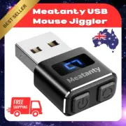 Meatanty USB Mouse Jiggler – Tiny Undetectable Mouse Mover with Digital Display