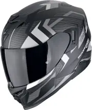 Scorpion EXO-520 Evo Air Sensus Helmet, black-silver, Size 2XL for Men Black Silver