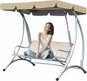 Upper Spare Cover for Patio Swing, Waterproof Oxford Waterproof, Adapts to Garden Hammocks 2 to 3 Seats, Durable Rash