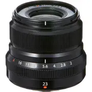 FujiFilm XF 23mm f/2 R WR Lens - Black 35mm (35mm Equivalent) - Aperture Range: f/2 to f/16 [16523169]