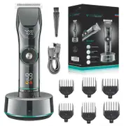 Cordless Professional Hair Clipper For Barber Salon Home Hair Trimmer For Men Beard & Hair Cutting Machine Lithium