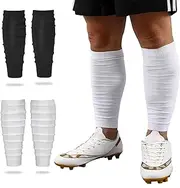 [HGRTYXS] Football Leg Sleeve Youth & Men-2 Pairs, Calf Compression Sleeve, Leg Sleeves for Men Football, Football Socks Football Accessories for Kids