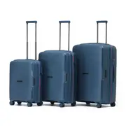 Tosca Bel-Air Suitcase Set of 3 - Blue (Carry-on, Medium, Large)