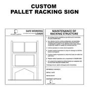 Pallet Racking Sign