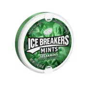 Ice Breakers Sugar Free Mints Spearmint 32 Tins (4 boxes) Free Shipping