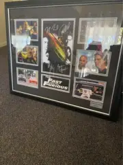Fast and furious authentic signed frames