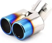 1Pcs Stainless Steel Exhaust Pipe Muffler Compatible for Lexus CT200h A10 2012-2023 Tailpipe Muffler Tip Car Rear Tail Throat Accessories(Lavender)