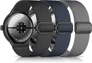 [Tovimall] Nylon Bands Compatible with Google Pixel Watch 3 45mm Watch Band,Elastic Adjustable Straps Soft Sport Wristbands Replacement for Pixel Watch 3 45mm Men Women(3 Pack)