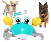 Crawling Crab Dog Toys,Escaping Crab Dog Toy with Obstacle Avoidance DOG TOYS