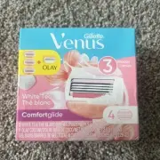 4 Count Gillette Venus ComfortGlide White Tea - Women's Razor Blade Refills