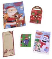 Rudolph The Red-Nosed Reindeer Activity Gift Set ~ Wish List (5 Items, 1 Set)