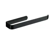 Holder Wall Mount Kitchen Paper Towel Rack Aluminum Matte Bathroom Towel Rack Simple Shelf Bathroom Towel-Black Rack Multi-Function Toilet Storage Rack