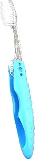 NOLITOY 4pcs Travel Brush Foldable Brush Travel Size Toothbrush Backpacking Toothbrush Portable Toothbrush Soft Bristle Toothbrush Individually Wrapped Toothbrush Personal Care Teeth Brush