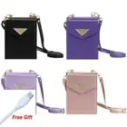 For Samsung Galaxy Z Flip3 4 5 6 Card Pocket Phone Case With Lanyard