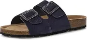 [Marco Tozzi] Women's 2-27405-44 Mule, Navy Str, 4 US