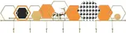 Coat Rack Wall Mount Entrance Decorative Wall Mounted Coat Rack Creative Hanging Hooks for Coats, Bags, Keys, Scarves Wall Coat Hooks(Large)