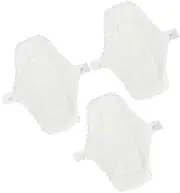 FRCOLOR Cotton Pad Sanitary Napkin Cloth Reusable Menstrual Pad Pcs Set Mm Long White