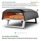 Geek Chef Gas Powered Pizza Oven