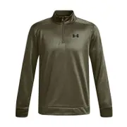 Under Armour Mens Armour Fleece 1/4 Zip Sweatshirt - Green