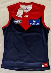2022 New Balance AFL Melbourne Demons Mens Premiers Home Guernsey BNWT Size L