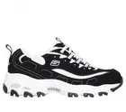Skechers Women's D'Lites - Biggest Fan Sneaker Black/White - 11930-BKW, Black/Wh