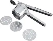 Kitchen Detachable Stainless Steel Handheld Potato Presser Ricer Food Masher Crusher Ergonomic Handle for Potatoes Vegetables and Fruits