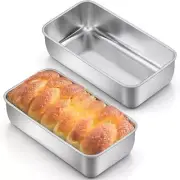2 Pcs Bread Tin Loaf Pan for Baking Bread Baking Loaf Pans Easy Release Bread Pa