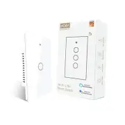 Touch Wall Single Live Wire Smart Switch，No Neutral Wire Needed, 2.4GHz WiFi