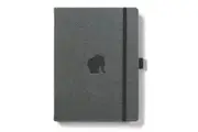 Dingbats Wildlife: A5 Grey Elephant Notebook - Lined