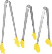 Zerodeko Mini Serving Tongs Multi-Purpose Salad Ice Tongs Kitchen Accessory Easy Clean Stainless Steel