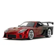 Jada 1:24 Scale Pink Slips Mazda RX7 Widebody 1995 Diecast Model Car