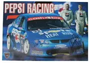 Signed Dugal McDougal Allan Gurr Poster Pepsi Racing Holden VX Commodore Mancave