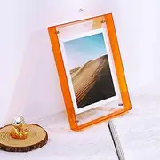 Color Acrylic Picture Frame Transparent Decorative Picture Frame Table Poster Mounting Wall Creative Display Storage
