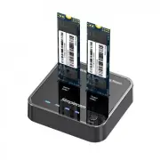 Simplecom SD550 USB 3.2 Gen2 to Dual Bay NVMe M.2 SSD Docking Station Duplicator