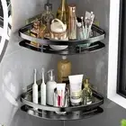 Shower Corner Shelf Bathroom Corner Bath Caddy Basket Hanger Storage and generou