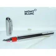 New Montblanc M RED Signature Marc Newson Fountain Pen 18K Gold M Nib 113622
