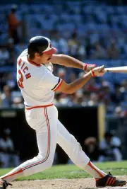 Bobby Grich Baltimore Orioles bats an Major League Baseball game c- Old Photo 6