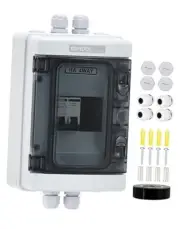 DC AC Disconnect Box Outdoor Breaker Box, Miniature Circuit Breaker 30 Amp