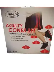 FineLife Agility Cones Set (20 piece)