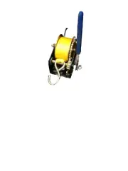 Heavy Duty Hand Winch Hand Crank Gear Nylon Strap ATV Trailer Towing