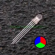 50pcs RGB LED Diffused Lens 5mm Common Cathode 4-Pin Red Green Blue USA 50x V28