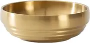 CM CHIC MONDAY Large Decorative Key Bowl - Entryway Table Key Holder, Home Decor Catch All (Gold)