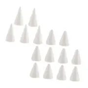 15x Foam Cones for Crafts Kids Christmas Tree Project