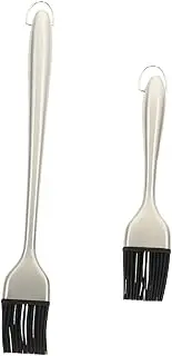 STOBAZA 2Pcs Basting Brush High Temperature Resistant Pastry Grilling Oil Brush Lightweight Easy to Clean for Barbecues Baking and Cooking