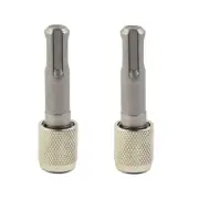 2pcs SDS Socket Adapter 1/4inch Hex Shank Screwdriver Holder Drill Bit Converter
