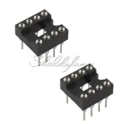 10PCS 8Pin 8 DIP SIP Round IC Sockets Adaptor Solder Type