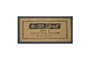 Solemate An Old Grump Themed 40x70cm Stylish Durable Outdoor Front Doormat