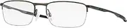 [Oakley] OX3174 Eyeglasses Bundle: OX 3174 317402 Barrelhouse 0.5 Pewter and Large Black leash Accessory kit, Barrelhouse 0.5 Pewter